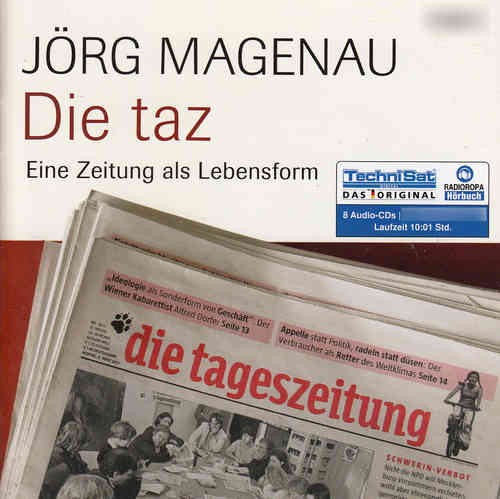 Hörbuch: Jörg Magenau: Die taz: Zeitung als Lebensform *** NEUWERTIG ***