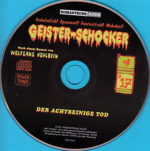 Wolfgang Hohlbein: Geister-Schocker - Der achtbeinige Tod *** Hörspiel ***