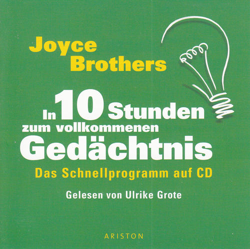 Joyce Brothers: In 10 Stunden zum vollkommenen Gedächtnis *** Hörbuch ***