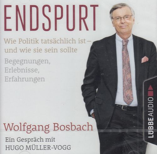 Wolfgang Bosbach: Endspurt *** Hörbuch *** NEU *** OVP ***
