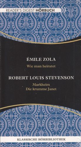 Émile Zola, R.L. Stevenson: Wie man heiratet, Markheim … *** Hörbuch *** NEU ***