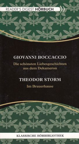 Giovanni Boccaccio, Theodor Storm: Die schönsten Liebesgeschichten … * Hörbuch *