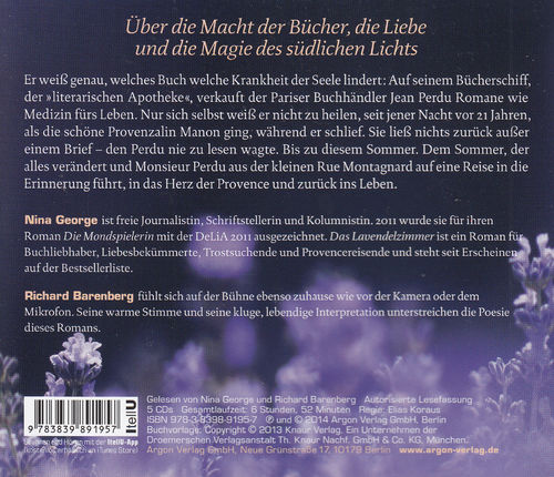 Nina George: Das Lavendelzimmer *** Hörbuch ***