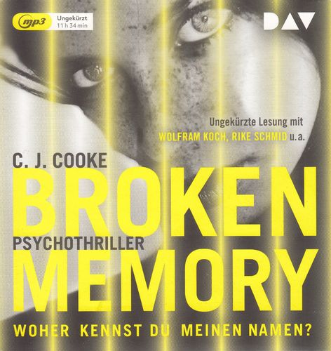 C. J. Cooke: Broken Memory *** Hörbuch ***