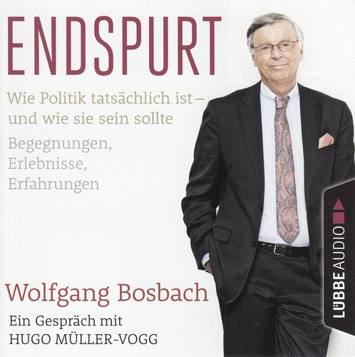 Wolfgang Bosbach: Endspurt *** Hörbuch *** NEUWERTIG ***