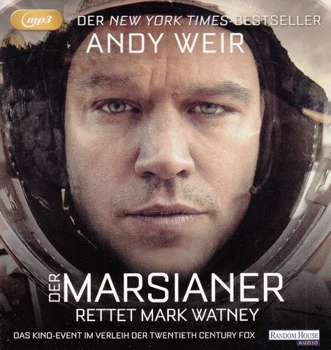 Andy Weir: Der Marsianer - Rettet Mark Watney *** Hörbuch ***